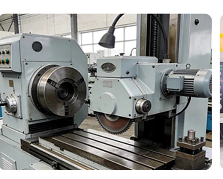 Machining equipment at the technical ceramics production facility